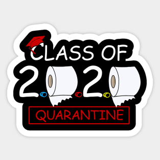 Class of 2020 Quarantined Seniors Flu Virus Quara Sticker